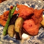 定食サトウ - メインはとりの塩味からあげ！