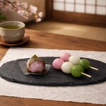 亀屋芳広 - 料理写真:桜餅＆３色団子