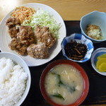 寿司吉 - まぐろから揚げ定食