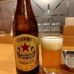 天麩羅こむぎ - ビール♡
