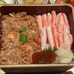 蟹與海鮮Bonta Kurufu福井站前店 - セイコの身には内子と外子がタップリと混ざっています。