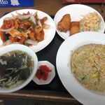 中華料理 四川 - 酢豚定食1080円