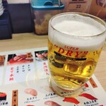 すし松 - ドリンク写真:飲み放題まずはビール
