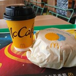 マクドナルド - ドリンク写真:チキンマックマフィン(コンビ)@\270円