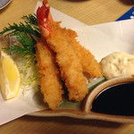 磯魚・イセエビ料理 ふる里 - 海老フライ