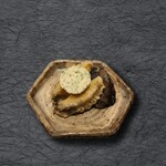 博多天ぷら ながおか - 鮑～自家製海苔バター～