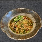 博多天ぷら ながおか - 茄子のそぼろ煮