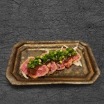 博多天ぷら ながおか - 和牛のたたき