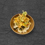 博多天ぷら ながおか - 小海老のかき揚げ天丼