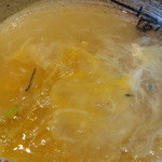 うどん居酒屋 澄 - ジャジャうどんの〆のスープ割