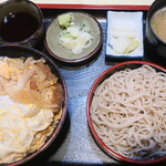 巴屋 - 料理写真:カツ丼セット