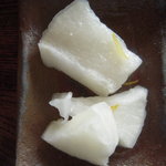 わらじの店 - 漬物　ゆず大根