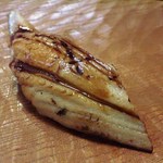 小柳寿司 - 穴子　はい、美味しいです！