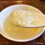 中華ダイニング チンシュイ - 玉子雑炊風にしていただきました
