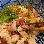 呑と - 角切りの刺身が色々