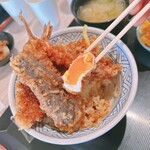 日本橋 天丼 金子半之助 - 卵半熟〜✨