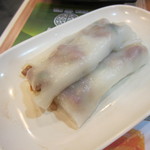 添好運點心專門店 - Steamed rice roll stuffed with BBQ pork。腸粉。