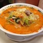 日高屋 - 20140104 モツ野菜ラーメン