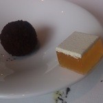 ピエール・ガニェール - オレンジのジェリーと、ショコラトリュフ