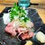やきとり にしだ場 - 料理写真:ラムネサワー 420円 ＆ 鶏レバ刺し 580円