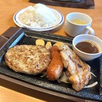 ステーキガスト - 料理写真:ミックスグリル1462円