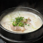 h Oomori horumon marumichi - 濃厚コムタンスープ
