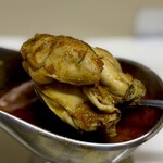 かれーの店 うどん  - オイスター薬膳グレート・チーズ・スパイシーひき肉