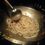 元祖･レタスもつ鍋・吾忘 ABOU - 締めのうどん