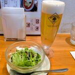 はらっぱ - 生ビール＆サラダ