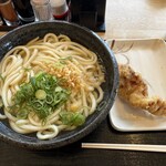 こだわり麺や - 料理写真:かけ大 とり天