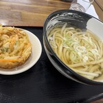 Negoro Ya - ツレのかき揚げうどん