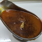 かれーの店 うどん  - 仕上げスパイスの掛かったスーパー薬膳グレイト。