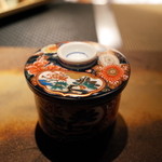 銀座 座屋 - 冬野菜の揚げ出し 素敵な器です 2015.1.2x