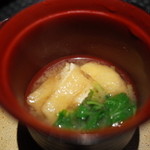 銀座 座屋 - 味噌汁 2015.1.2x