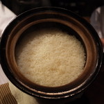 銀座 座屋 - 釜炊きご飯 高知県四万十川の清流で作られたヒノヒカリ 2015.1.2x