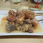 正宗屋 - どて焼き（唐辛子をかけると美味しいよ）