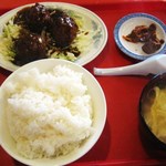 肉団子定食５００円税込