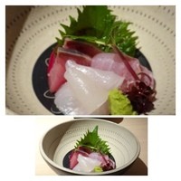 鮨 水魚 - お刺身は「ヒラス」「平目」「カマス」・・熟成度もよく美味しい。