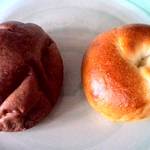 コパン - キャラメル餡パン、プレーンベーグル