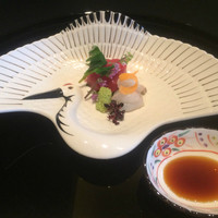 日本料理 華の縁 - お造り  まぐろ 干しガレイ