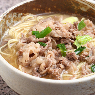 This is the popular "Meat soup Ramen set".