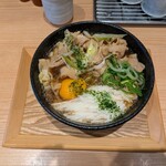 東京とろろそば - 料理写真:とろろ肉そば 肉二倍盛り(¥1089) 大盛り 1.5倍 (¥132)