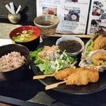 ZERO STYLE - 「本日のきまぐれ」ランチ♪　「岩手三陸産の牡蠣のフライ」「鯛の串揚げ」がメイン