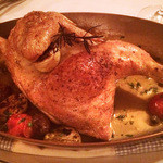 トラットリア シチリアーナ・ドンチッチョ - 大山鶏ロースト(2015年1月撮影)