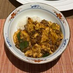 中国四川 旬菜 酒肆 楽山 - 少量のご飯をサービスしてくれます！わかってるぅ❤️