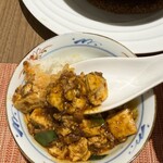 中国四川 旬菜 酒肆 楽山 - 麻婆豆腐丼にしたくなるのは日本人ならでは。