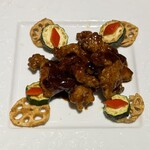 中国四川 旬菜 酒肆 楽山 - 盛り付けも町中華とは一線を画してる！「黒豚酢豚」は必食ね(⁎•ᴗ‹｡)- ̗̀ 