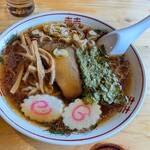 のんきや - 手打中華そば醤油(税込900円)