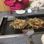 Hage Ten - お好み焼き。焼いていただきました。