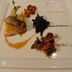 Restaurant Régis & Jacques Marcon - 三種のきのこ　トランペット、ジロール、セップ